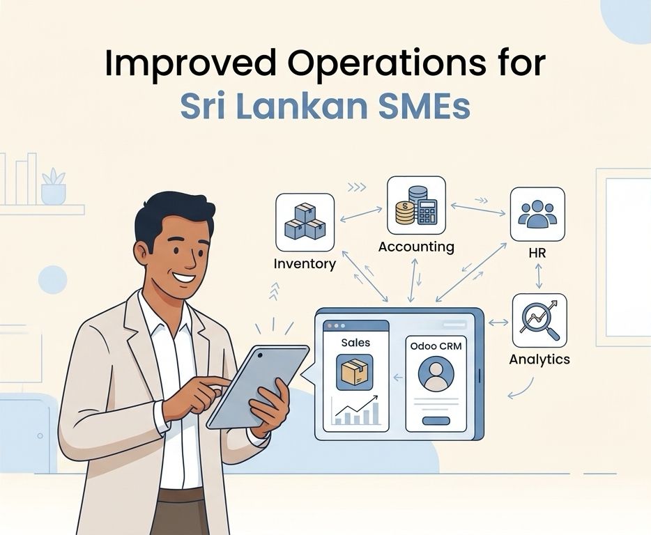 Boost Your Bottom Line: How Mobile Apps & Odoo Transform Sri Lankan SME Operations